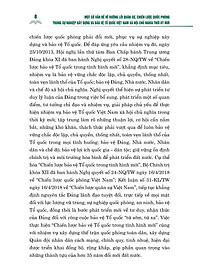 Một số vấn đề về đường lối quân sự, chiến lược quốc phòng trong sự nghiệp xây dựng và bảo vệ tổ quốc Việt Nam thời kỳ mới