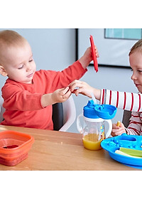 Bình uống nước có ống hút cho bé Tritan Marcus & Marcus, từ 12 tháng - Lucas