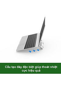 Đế Tản Nhiệt PIX-LINK X5 Chất Liệu Nhôm Nguyên Khối, Siêu Mỏng Nhẹ Dùng Cho Laptop, Macbook 13-15.6 inch Hàng Chính Hãng