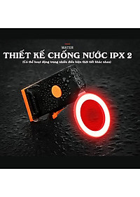 Đèn Đuôi Xe Đạp Cảnh Báo Phía Sau Cho Xe đạp Sạc Điện USB Chống Nước Trang Trí