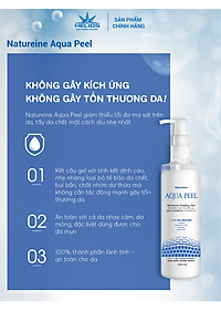 Natureine AQUA PEEL Moisture Peeling Gel - Chai 200ml - Gel tẩy tế bào da chết, cấp ẩm Nhật Bản - Chính Hãng 