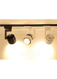 Combo 3 đèn rọi ray + 1 ray 1 mét vỏ trắng DX100 loại chuẩn