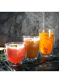 Cốc Thủy Tinh Hai Lớp Cách Nhiệt Ly Đựng Cà Phê Trà Trang Nhã