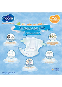 TẢ DÁN MOONY NEWBORN DÀNH CHO TRẺ SƠ SINH NB90