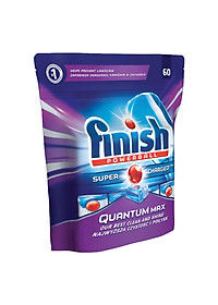 Túi 60 viên rửa chén Finish Quantum Max Dishwasher Tablets PTT025459