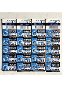 1 Vỉ 5 Viên Pin Maxell Nhật Bản Cho Đồng Hồ Đeo Tay Nhiều Kích Cỡ SR621SW / SR626SW / SR920SW / SR521SW / SR927SW / SR721SW / SR616SW / SR512SW