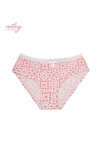 Bộ Đồ Lót Nữ Cotton Lụa Phối Ren Miley Lingerie BRC0413_FCP0411