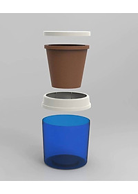 Bình lọc nước uống trực tiếp SWACF 16L | CWFNL Nano bạc, lõi lọc 7L, tốc độ lọc 2 - 4 lít/giờ, giữ khoáng thiết yếu - Công nghệ Mỹ