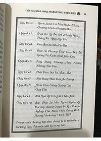 Cẩm nang bách thắng, Marketing trực tiếp đỉnh cao không giới hạn quyết liệt ,không khoan nhượng ,,,