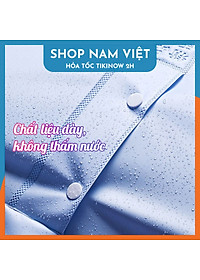 Áo Mưa Trùm Đầu Kiểu Poncho Không Che Đèn Xe