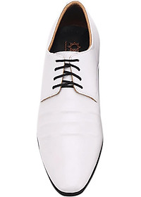 Giày Nam Cột Dây Đen Huy Hoàng HT7751 - Trắng