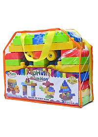 Đồ Chơi Xếp Hình Mầm Non Sato (72 Chi Tiết)