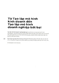 Tạo Lập Mô Hình Doanh Nghiệp Bất Bại