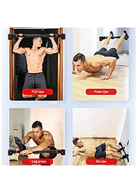 Xà Đơn Treo Tường Gắn Cửa Đa Năng Độ Dài Tùy Chỉnh Giúp Bạn Tập Gym, Tập Cơ Bụng, Cơ Vai, Cơ Xô 60-120Cm - Chính Hãng miDoctor (Màu Ngẫu Nhiên)