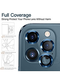 Bộ miếng dán kính cường lực bảo vệ Camera cho iPhone 12 Pro / iPhone 11 Pro Max / iPhone 11 Pro HOTCASE Kuzoom mang lại khả năng chụp hình sắc nét full HD (độ cứng 9H, chống trầy, chống chụi & vân tay, bảo vệ toàn diện) - Hàng nhập khẩu