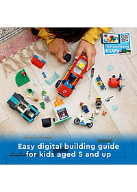 LEGO City 60319 Xe cứu hỏa & cảnh sát truy bắt tội phạm (295 chi tiết)