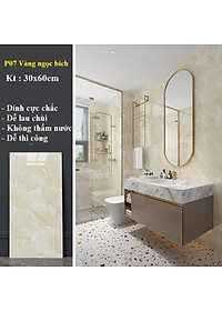 Bộ 15 Tấm Xốp Dán Tường 3D PVC Giả Đá 60x30cm Keo Sẵn Dày 2,5mm Cao Cấp Cho Tường Nhà Sang trọng, Đẳng Cấp