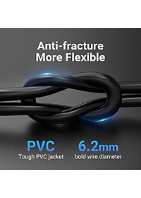 Dây cáp mạng nối dài CAT6 SSTP VENTION dài 1m đến 5m IBLB - Hàng chính hãng