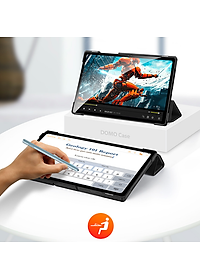 Bao da cho Samsung Galaxy Tab A11 / Tab A9 2023 hiệu Dux Ducis Domo - Hàng chính hãng