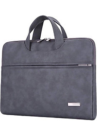 Túi xách da dành cho macbook, laptop, surface chống nước, chống sốc ưu việt - Tặng kèm ví đựng phụ kiện