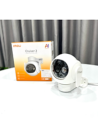 Camera Wifi ngoài trời Imou Cruiser 2 IPC-GS7EP-5M0WE - 3MP/5MP, độ phân giải cao 2K / 3K, phát hiện người và xe cộ, có màu ban đêm - Hàng chính hãng
