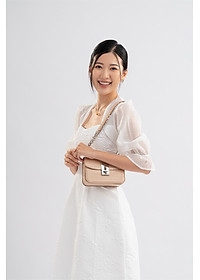 Túi Yuumy ( Thời trang nữ phối khóa trang trí size 18 - Túi đeo chéo da Verein YN186 )