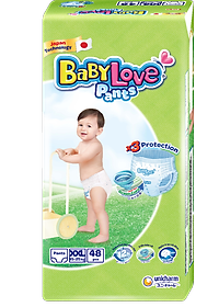 (Chính hãng) Tã bỉm quần Baby love đủ size M48/L48/XL48/XXL48 miếng