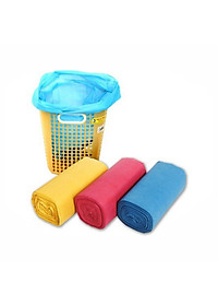 1kg - Túi đựng rác gia đình, khách sạn, Bao đựng rác văn phòng 3 màu size tiểu 45x55 cm