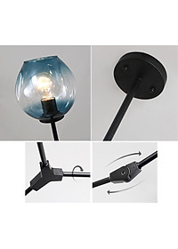 Đèn chùm PUN trang trí nội thất hiện đại - kèm bóng LED chuyên dụng