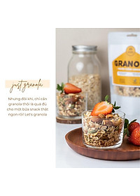 Granola ăn kiêng yến mạch 5 loại hạt DK Harvest - Vị truyền thống, Hỗ trợ giảm cân, Ăn kiêng, Eatclean, Tạp gym - Túi 500g