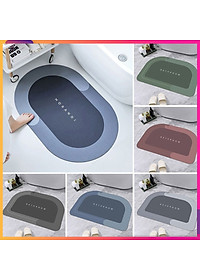 Thảm lau chân chống trượt vải Nappa thấm hút tốt 40x60cm- Hàng chính hãng loại 1  Màu và chữ giao ngẫu nhiên