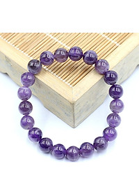 Vòng Tay Đá Thạch Anh Tím Tự Nhiên 10mm
