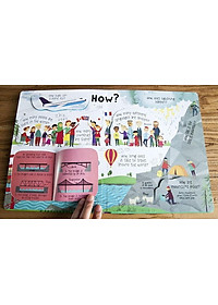 Sách tương tác tiếng Anh - Usborne Lift-the-flap Questions & Answers about Our World