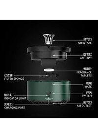 Gạt Tàn Thuốc Thông Minh Đa Năng Có Thể Sạc Lại Xiaomi Mijia Hàng nhập khẩu