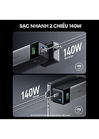 Sạc dự phòng Anker 737 PowerCore 1USB 2Type-C 140W PD3.1 24000mAh A1289 - Hàng chính hãng