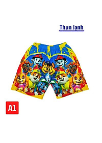 Đồ bộ bé trai - gái hình chó cứu hộ 10-43kg- Đồ bộ đẹp - Vải thun lạnh in 3d sắc nét, giặt không vỡ hình 