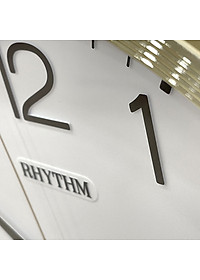 Đồng hồ treo tường Nhật Bản Rhythm CMG494BR18 ,Kích thước 36.0 x 4.4cm, 855g, Vỏ nhựa cao cấp, dùng PIN