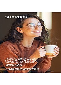 Máy pha cà phê tự động cao cấp Shardor CM1429TA-GS 1500ml - Hàng Nhập Khẩu