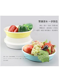 Bộ khay đựng rau củ tròn Nakaya 1.8L - Hàng nội địa Nhật Bản nhập khẩu chính hãng