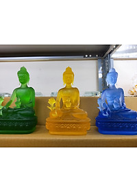 Bộ tượng phật dược sư lưu ly 7 màu