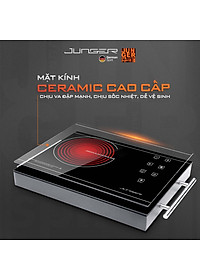 Bếp đơn hồng ngoại Junger ASC-86 2000W Không kén nồi Hàng Chính Hãng Bảo Hành 12 Tháng