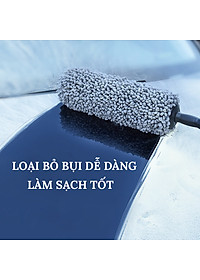 Chổi Lau Bụi Sợi Dầu Ô Tô Đa Năng Cán Điều Chỉnh – CHỔI TRÒN