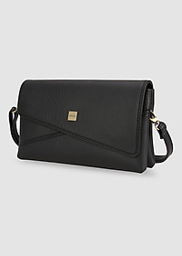 Túi đeo chéo nữ thanh lịch IDIGO FB2 - 380, túi xách cầm tay dáng chữ nhật nắp gập