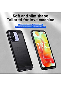 Ốp lưng chống sốc vân kim loại cho Xiaomi Redmi 12C / Poco C55 / Redmi 11A hiệu Likgus (chuẩn quân đội, chống va đập, chống vân tay) - Hàng nhập khẩu