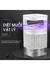 Đèn Bắt Muỗji Thông Minh 2in1 Loại Tốt – Quạt Động Cơ Từ Tính Siêu Êm, Diệt Muỗji Hiệu Quả , đèn trang trí