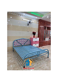 Giường sắt giá rẻ nhiều kích thước (0,8cm x 2m , 1mx2m , 1m2x2m , 1m4x2m , 1m6x2m , 1m8x2m ) - ĐẠI THÀNH