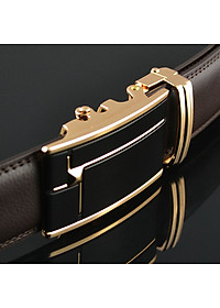 Thắt lưng nam cao cấp AT Leather P110 - Nâu