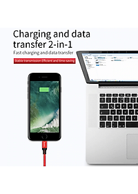 Cáp Sạc Nhanh Iphone - Ipad loại tốt hàng chính hãng HOCO X14 Times Speed – Dây Sạc bọc dù chống xoắn, đứt