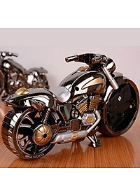 Đồng Hồ Báo Thức Để Bàn Kiểu Dáng Xe Phân Khối Lớn KhoNCC Hàng Chính Hãng - KDHS-561-DPKL (Vàng, Bạc)