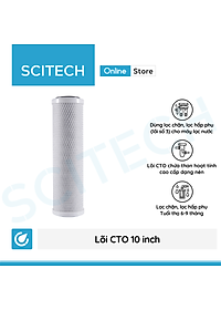 Bộ lõi số 1,2,3 10 inch (Lõi PP-UDF-CTO) - Dùng cho máy lọc nước RO, bộ lọc thô - Hàng chính hãng